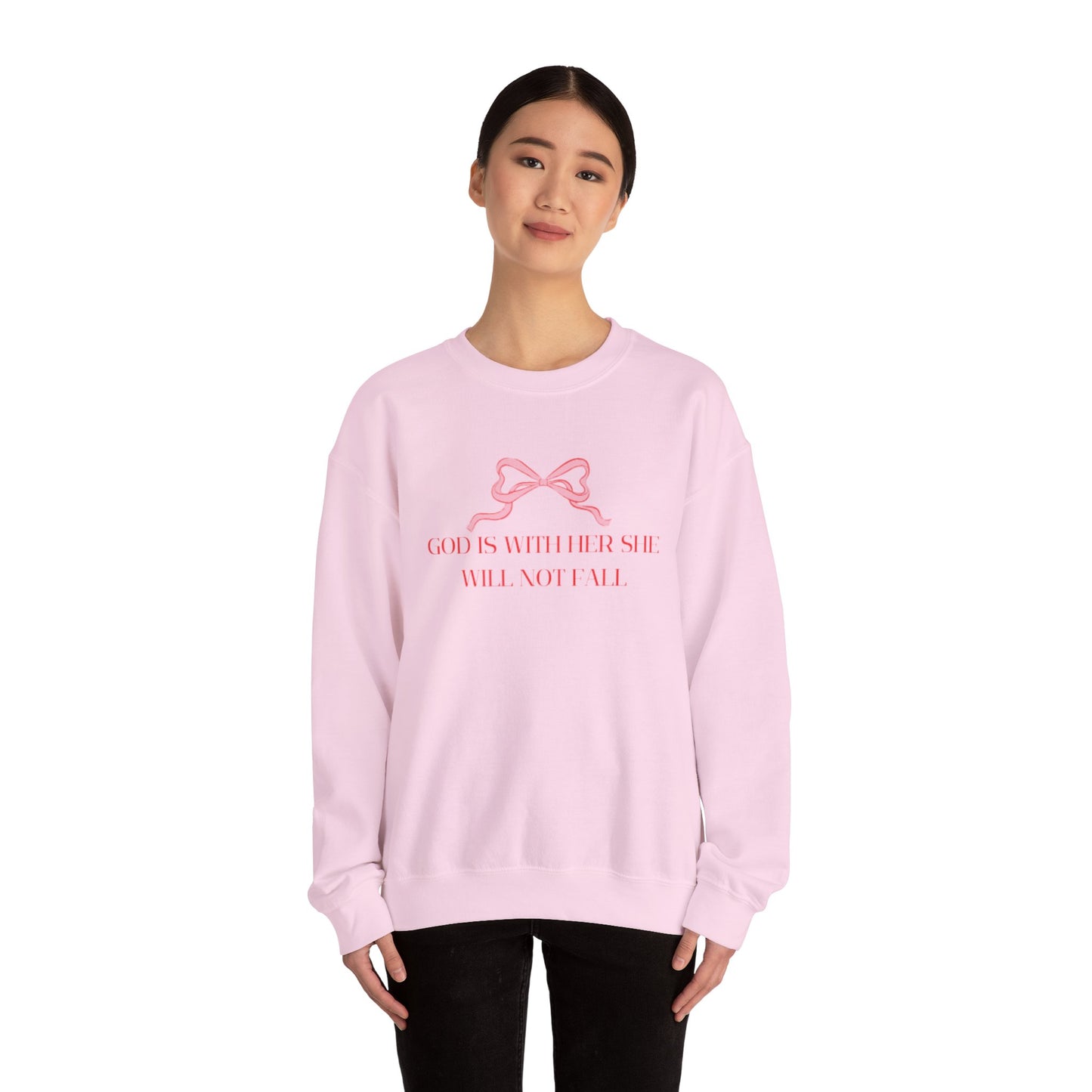 God is With Her Crewneck Sweatshirt